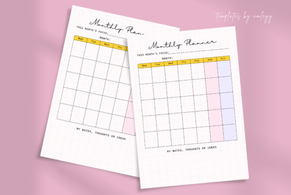 Aesthetic Monthly Planner Canva Template: A Minimalist Approach to Modern Planning