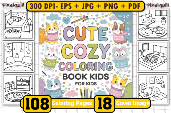 Cute Cozy Coloring Pages for Kids - KDP: A Practical Guide for Creators and Parents