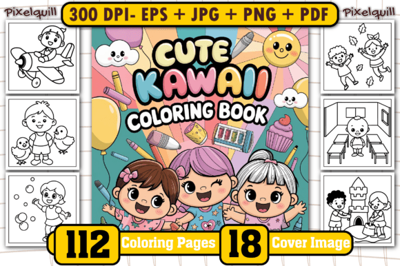 Cute Kawaii Kids Coloring Pages: Strategic Use for Creators and Publishers