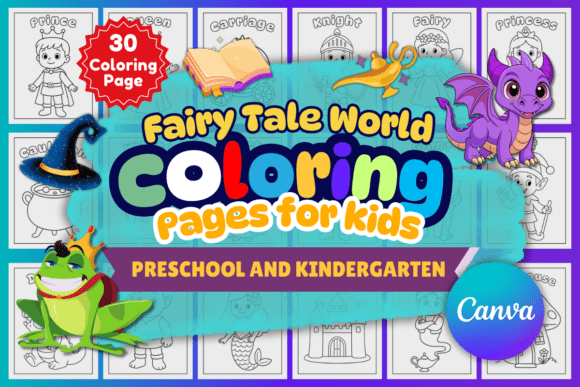 Fairy Tale Coloring Pages for Kids: A Magical Learning Tool for Young Explorers