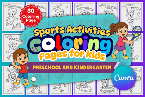 Learning Sports Coloring Pages for Kids: A Fun and Educational Way to Introduce Young Learners to the World of Sports