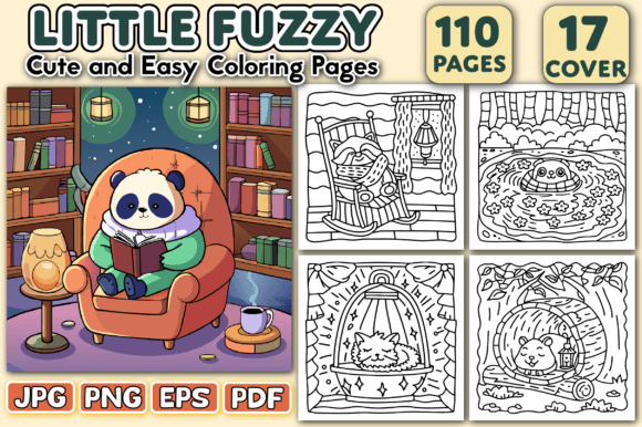 Little Fuzzy Coloring Pages Bold Easy: A Fun and Creative Way to Express Yourself