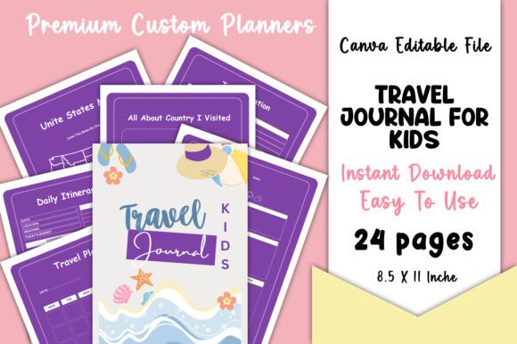 Travel Journal for Kids Canva Interiors: A Creative Way to Capture Memories