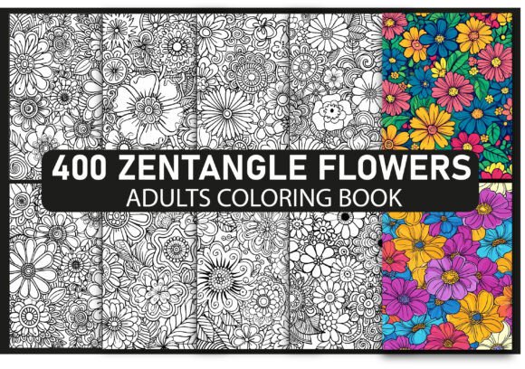 Zentangle Coloring Page for Adult Kids